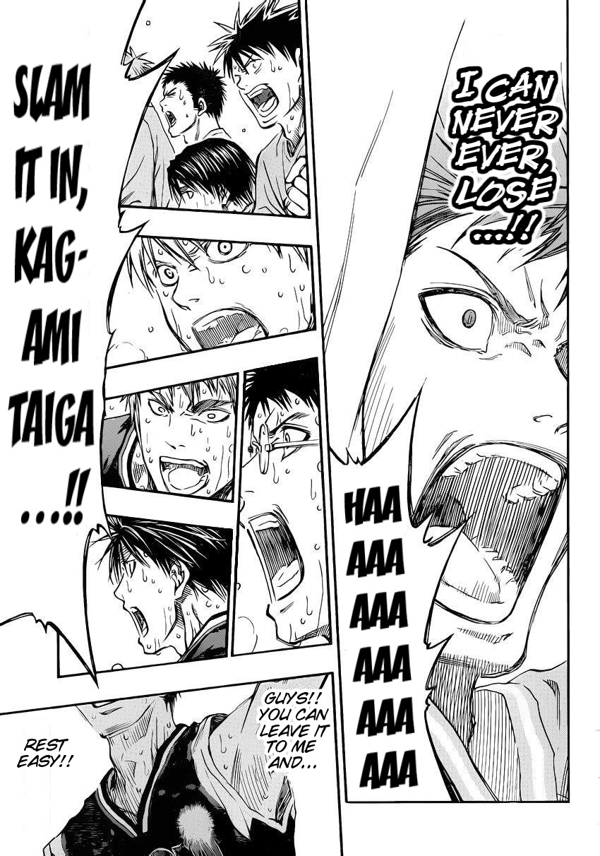 Kuroko no Basket Chapter 264 page 8 - Chapter 264: It is the First Time!!