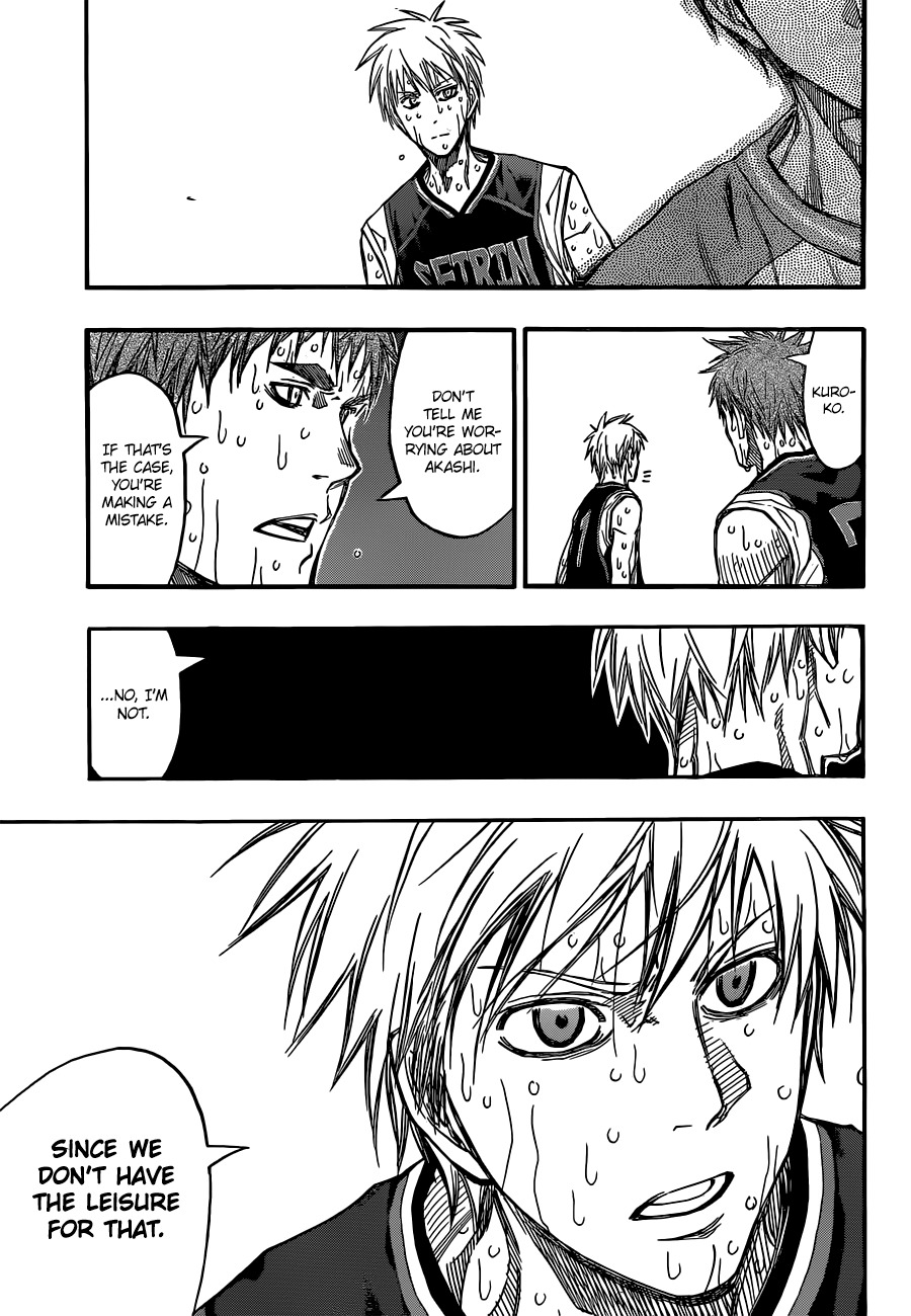 Kuroko no Basket Chapter 265 page 14 - Chapter 265: Since We Don't Have The Leiure For That