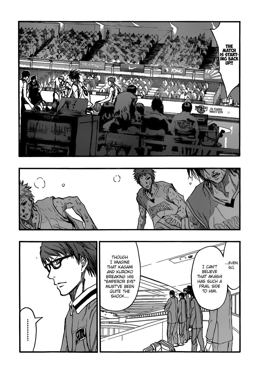 Kuroko no Basket Chapter 265 page 9 - Chapter 265: Since We Don't Have The Leiure For That