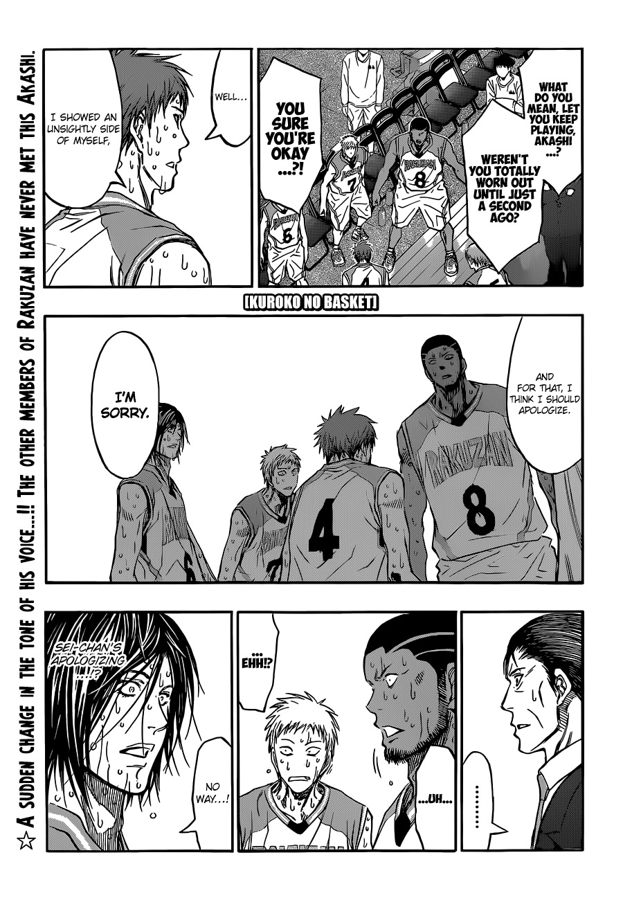 Kuroko no Basket Chapter 267 page 1 - Chapter 267: It's Been A While, Hasn't It?