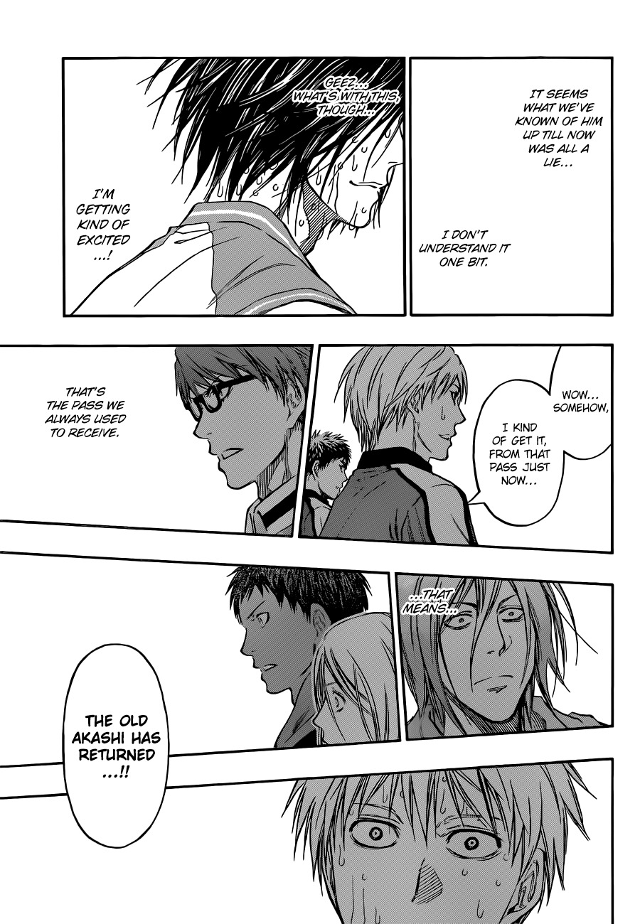Kuroko no Basket Chapter 267 page 13 - Chapter 267: It's Been A While, Hasn't It?