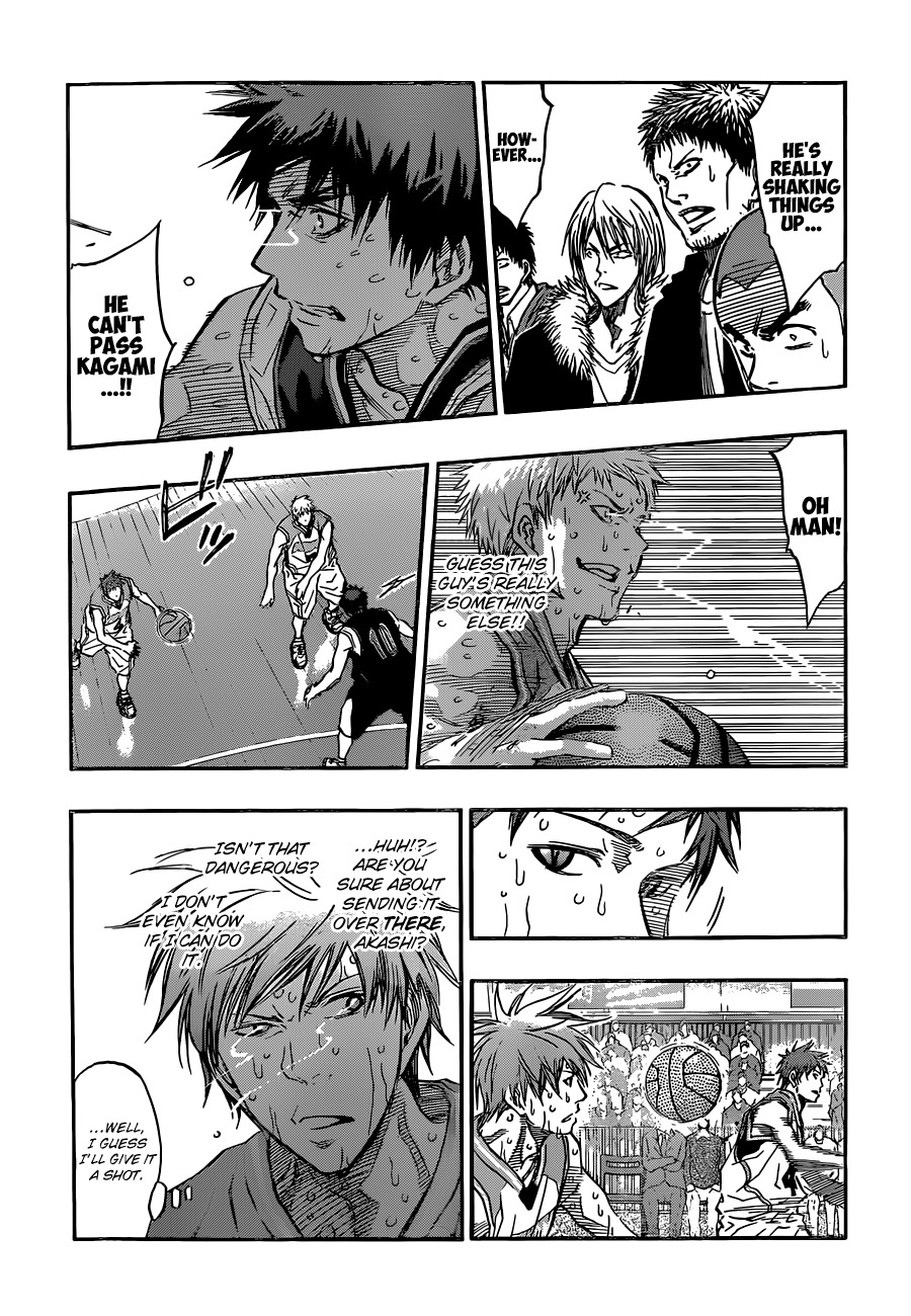 Kuroko no Basket Chapter 268 page 15 - Chapter 268: What Can They Do Against This?
