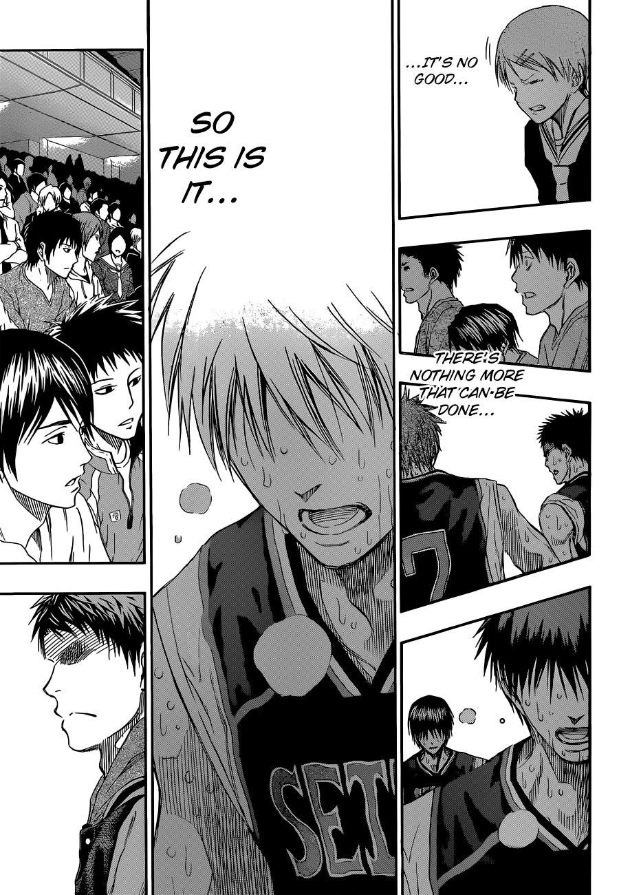 Kuroko no Basket Chapter 269 page 13 - Chapter 269: Don't Give Up!!