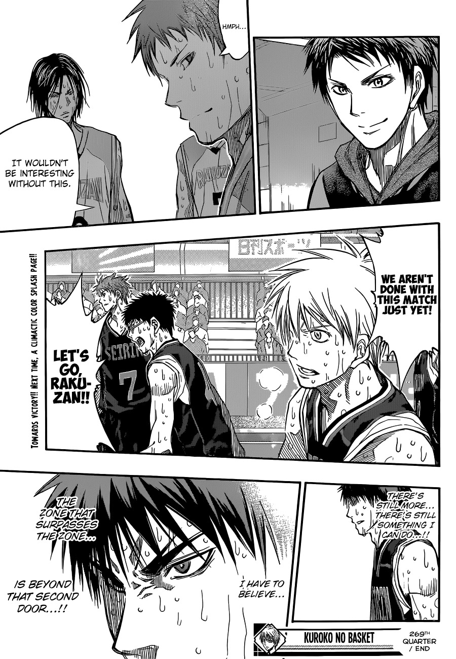 Kuroko no Basket Chapter 269 page 20 - Chapter 269: Don't Give Up!!