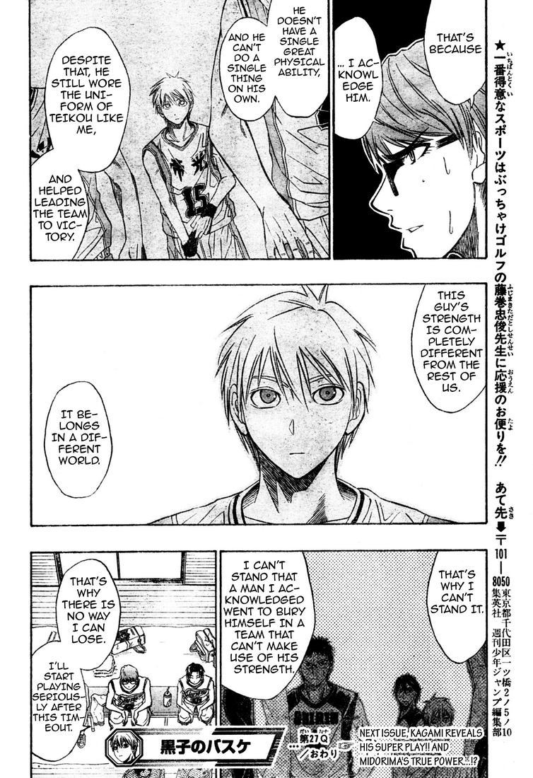 Kuroko no Basket Chapter 27 page 17 - Chapter 27: He's a Veteran