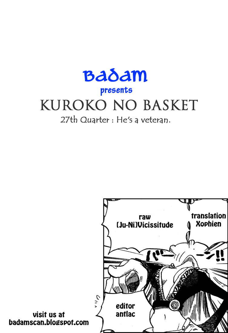 Kuroko no Basket Chapter 27 page 19 - Chapter 27: He's a Veteran