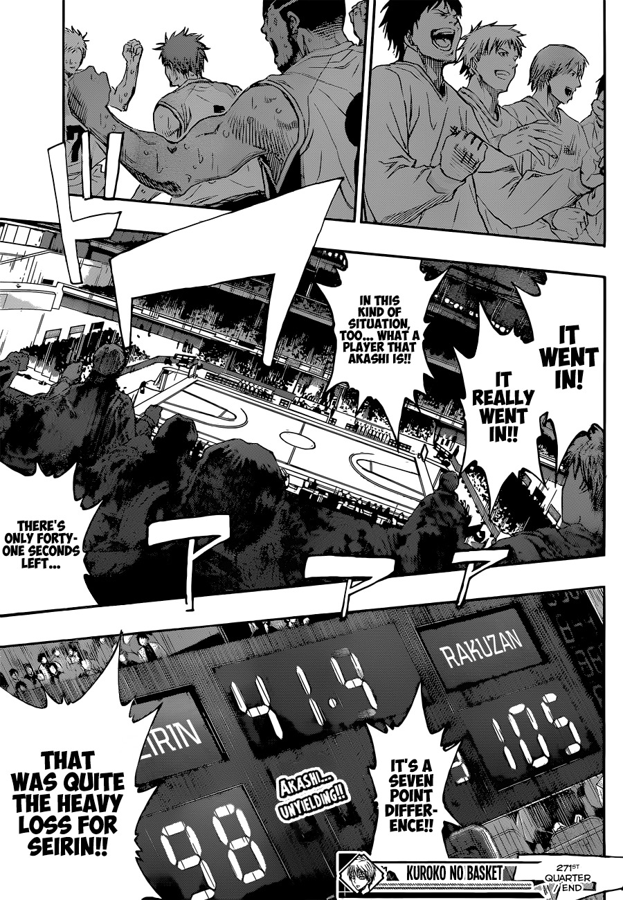 Kuroko no Basket Chapter 271 page 19 - Chapter 271: One Hundred Years Too Early