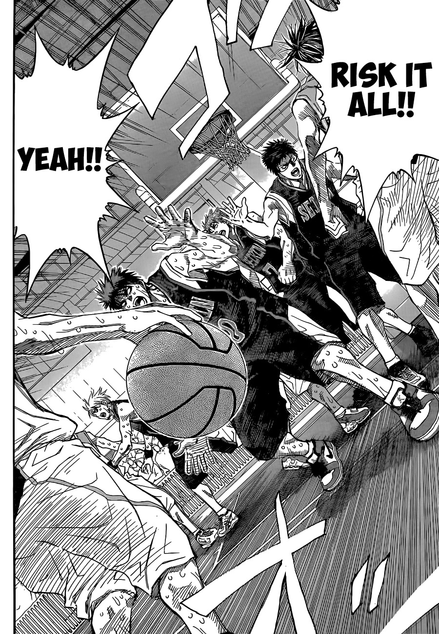 Kuroko no Basket Chapter 272 page 10 - Chapter 272: Risk It All!!