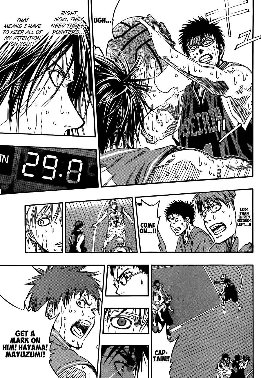 Kuroko no Basket Chapter 272 page 7 - Chapter 272: Risk It All!!