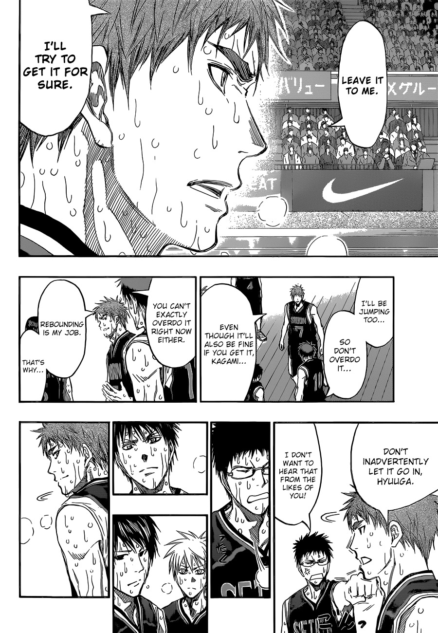 Kuroko no Basket Chapter 273 page 11 - Chapter 273: This Is The Final Play