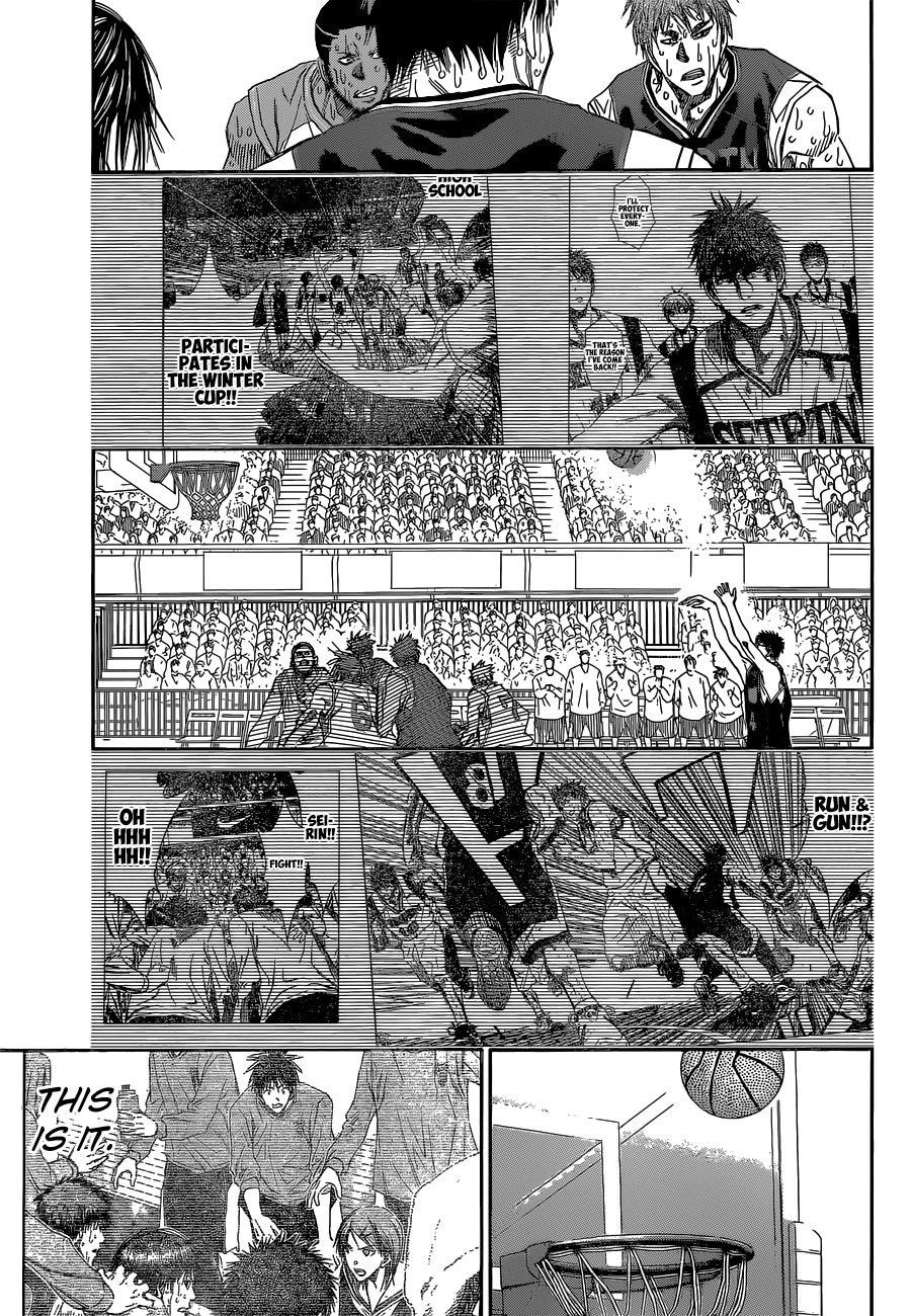Kuroko no Basket Chapter 273 page 17 - Chapter 273: This Is The Final Play