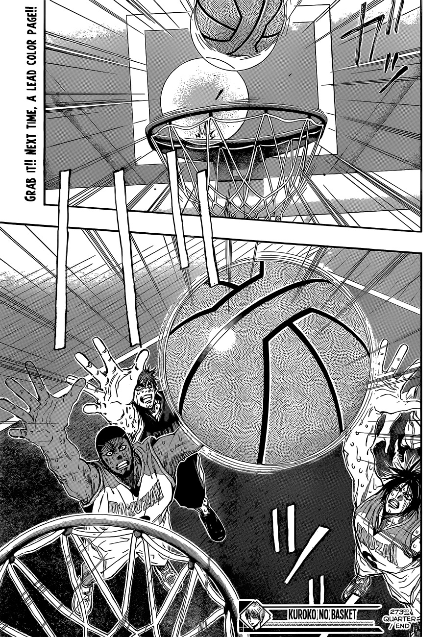 Kuroko no Basket Chapter 273 page 19 - Chapter 273: This Is The Final Play