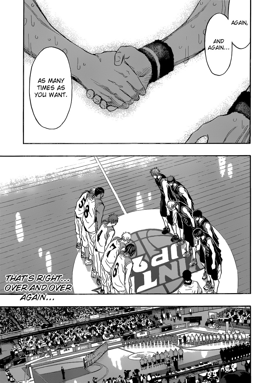 Kuroko no Basket Chapter 275 page 10 - Chapter 275: However Many Times [END]