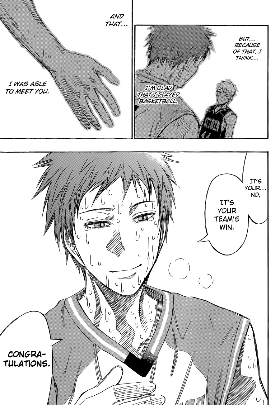 Kuroko no Basket Chapter 275 page 8 - Chapter 275: However Many Times [END]