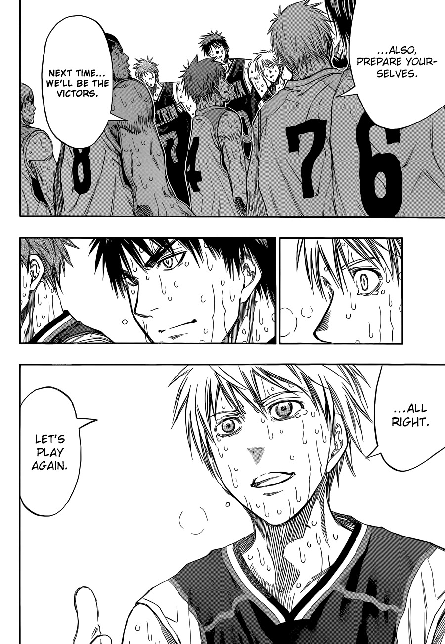 Kuroko no Basket Chapter 275 page 9 - Chapter 275: However Many Times [END]