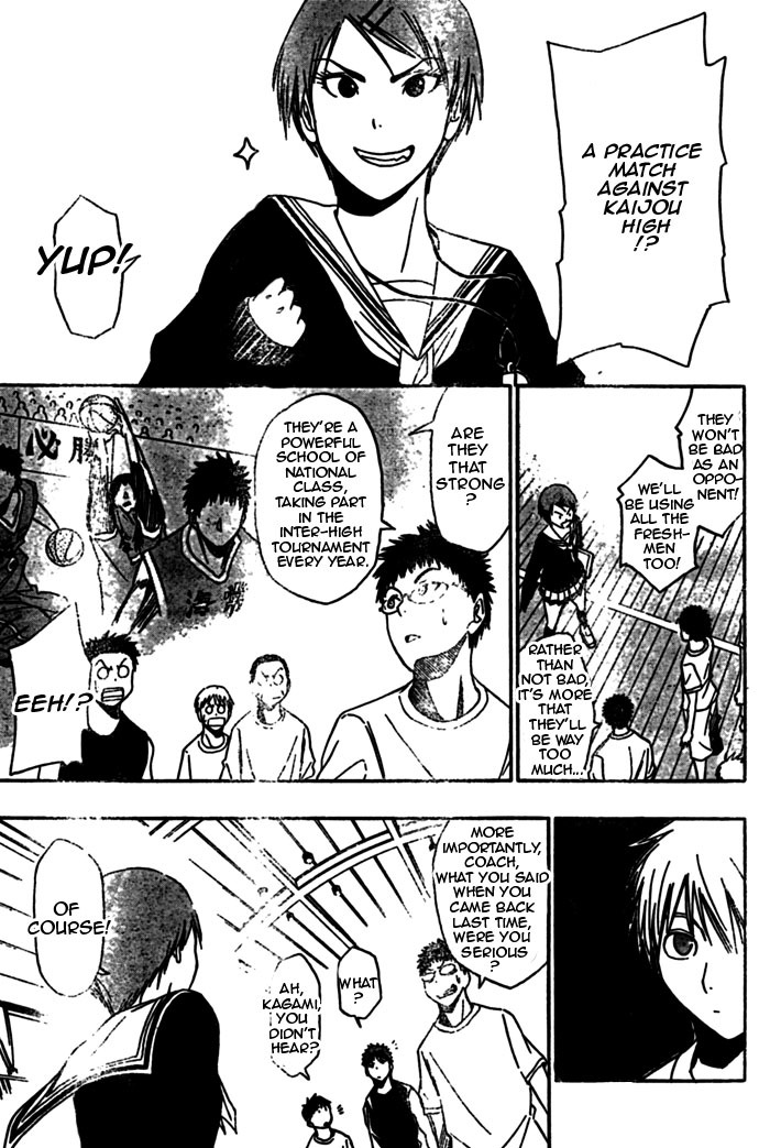 Kuroko no Basket Chapter 3 page 8 - Chapter 3: I am Serious