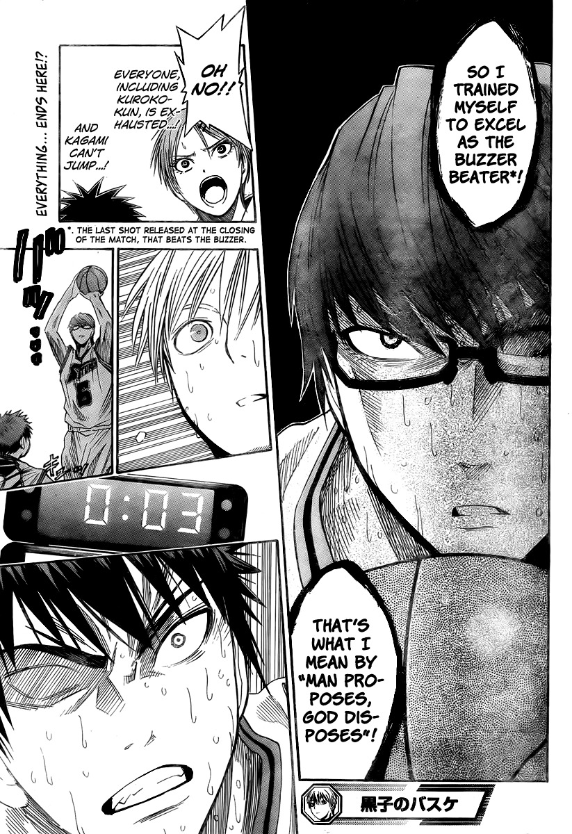 Kuroko no Basket Chapter 34 page 18 - Chapter 34: That Is What I Mean by "Man Proposes"