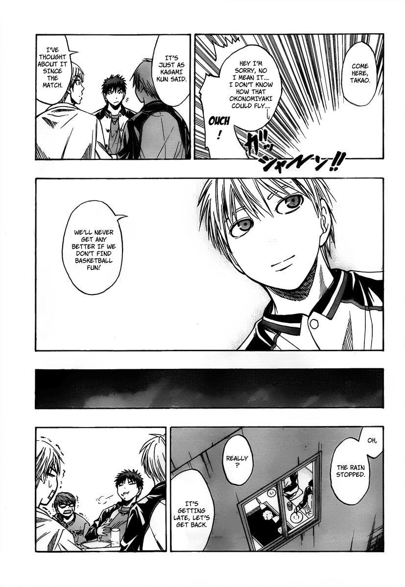 Kuroko no Basket Chapter 36 page 16 - Chapter 36: Let's... Compete Again