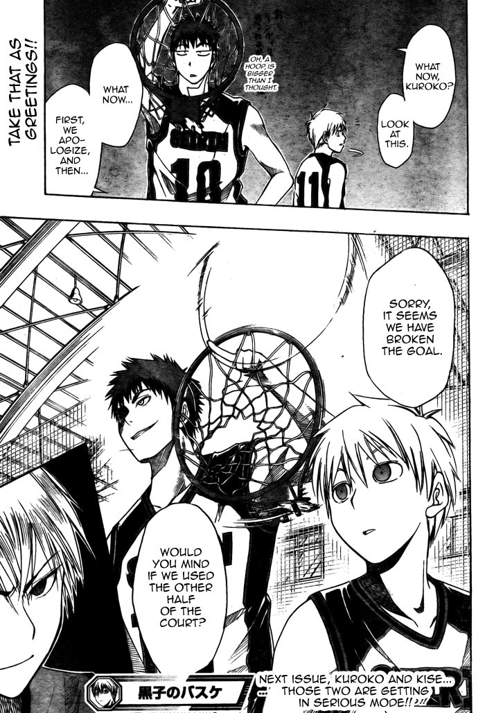Kuroko no Basket Chapter 4 page 18 - Chapter 4: He Might Not be a Decent One