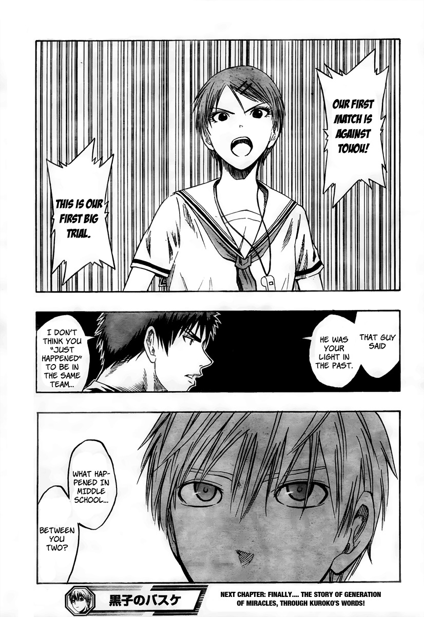 Kuroko no Basket Chapter 40 page 19 - Chapter 40: Don't Make Me Laugh!