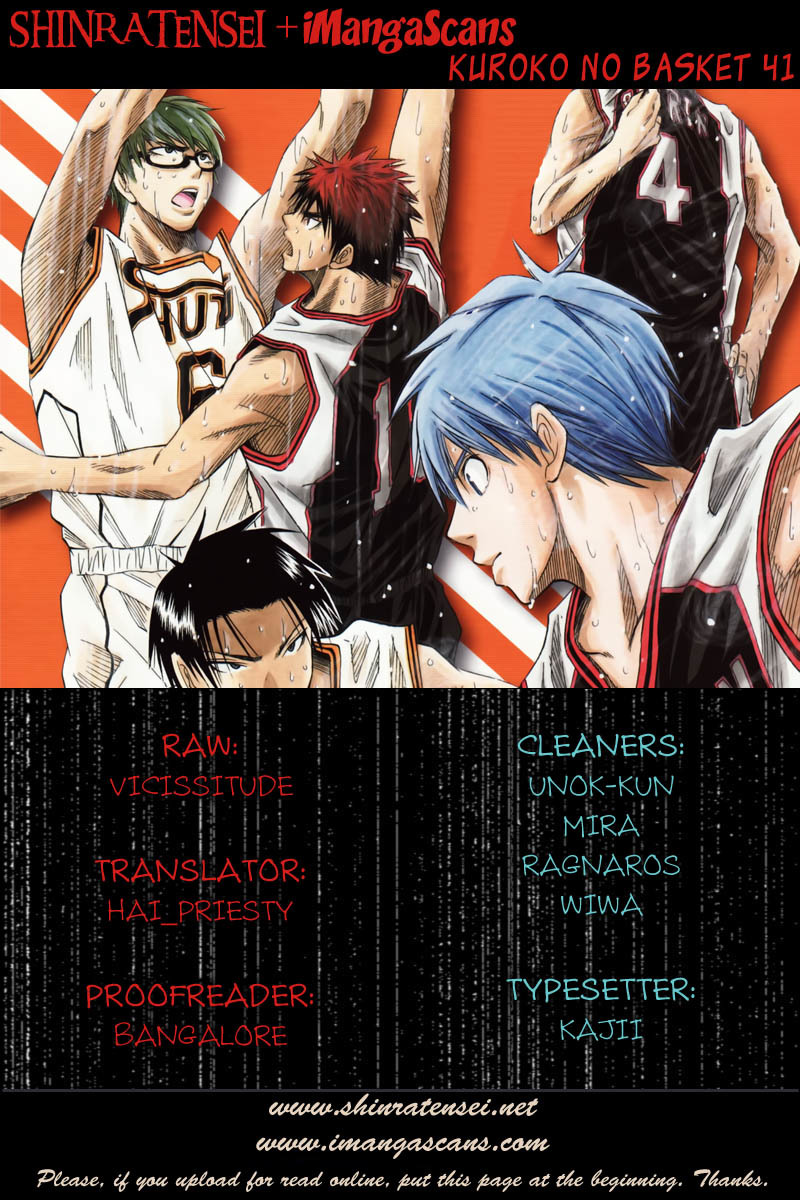Kuroko no Basket Chapter 41 page 1 - Chapter 41: Tea, You Mean?