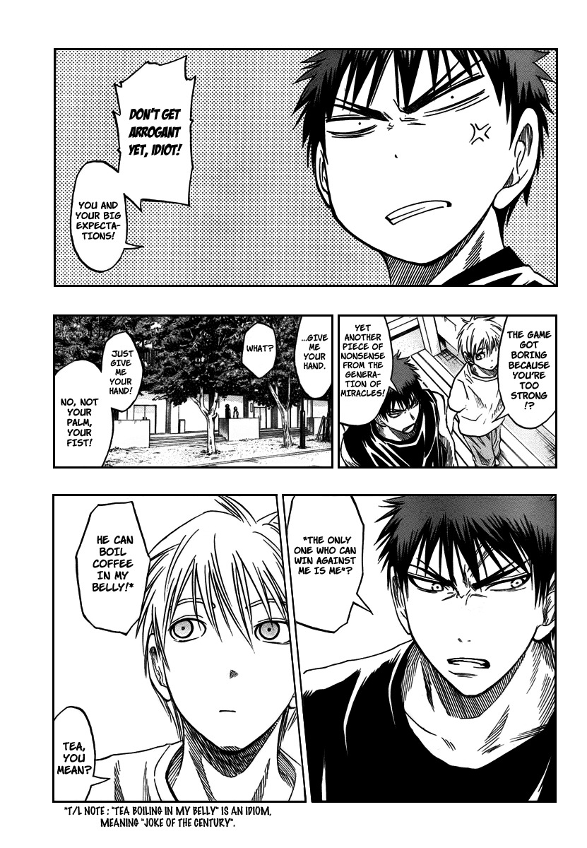 Kuroko no Basket Chapter 41 page 18 - Chapter 41: Tea, You Mean?