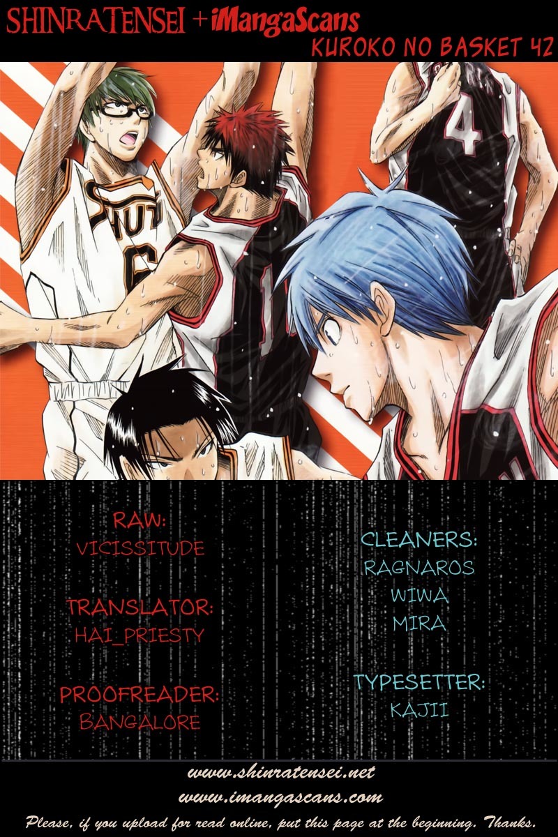 Kuroko no Basket Chapter 42 page 1 - Chapter 42: This Is Just the Beginning!