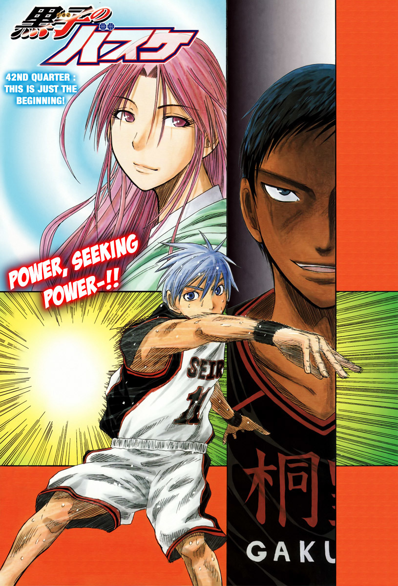 Kuroko no Basket Chapter 42 page 2 - Chapter 42: This Is Just the Beginning!