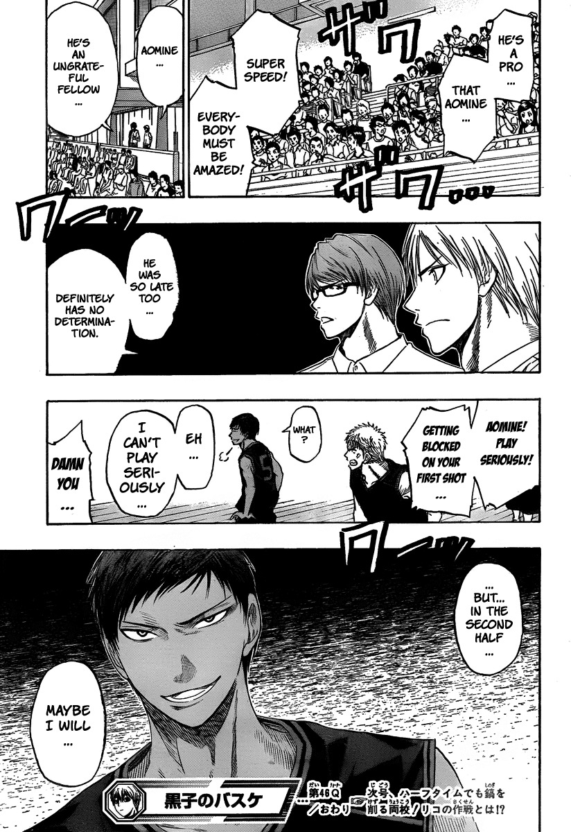 Kuroko no Basket Chapter 46 page 17 - Chapter 46: Not Bad, eh?