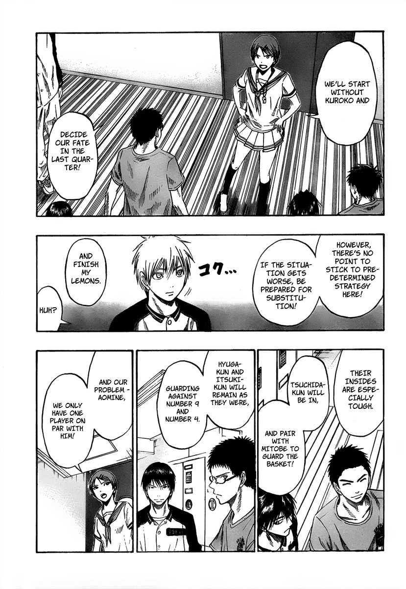 Kuroko no Basket Chapter 47 page 16 - Chapter 47: We'll Count on You!