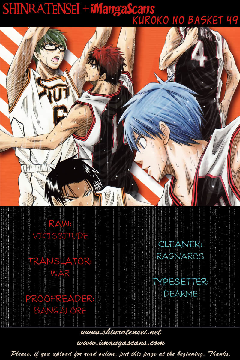 Kuroko no Basket Chapter 49 page 1 - Chapter 49: Let's Duel