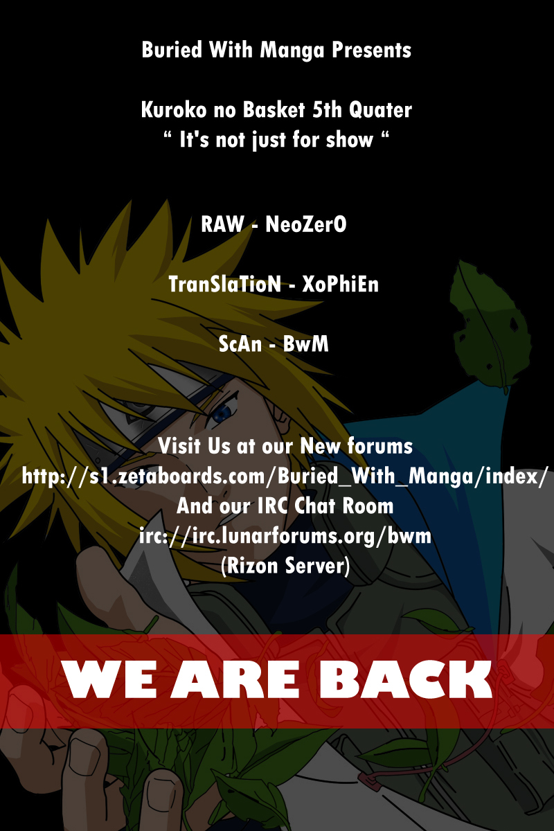Kuroko no Basket Chapter 5 page 20 - Chapter 5: It's Not Just for Show