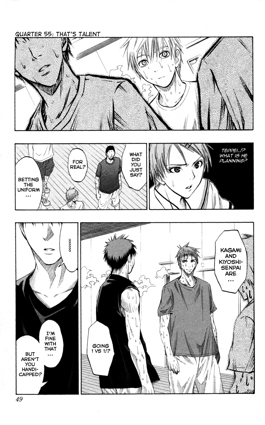 Kuroko no Basket Chapter 55 page 2 - Chapter 55: That's Talent