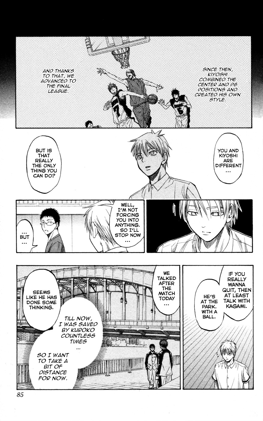 Kuroko no Basket Chapter 56 page 18 - Chapter 56: Abandoning