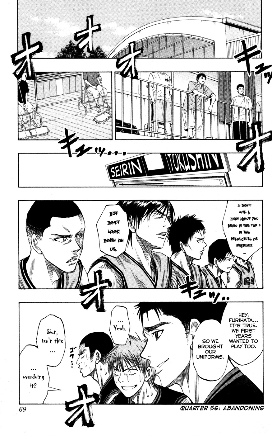 Kuroko no Basket Chapter 56 page 2 - Chapter 56: Abandoning