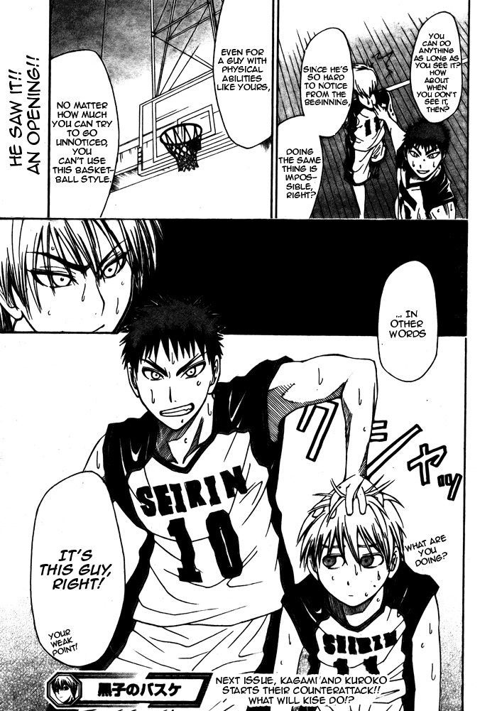 Kuroko no Basket Chapter 6 page 19 - Chapter 6: It's Perfect If I Can't Win