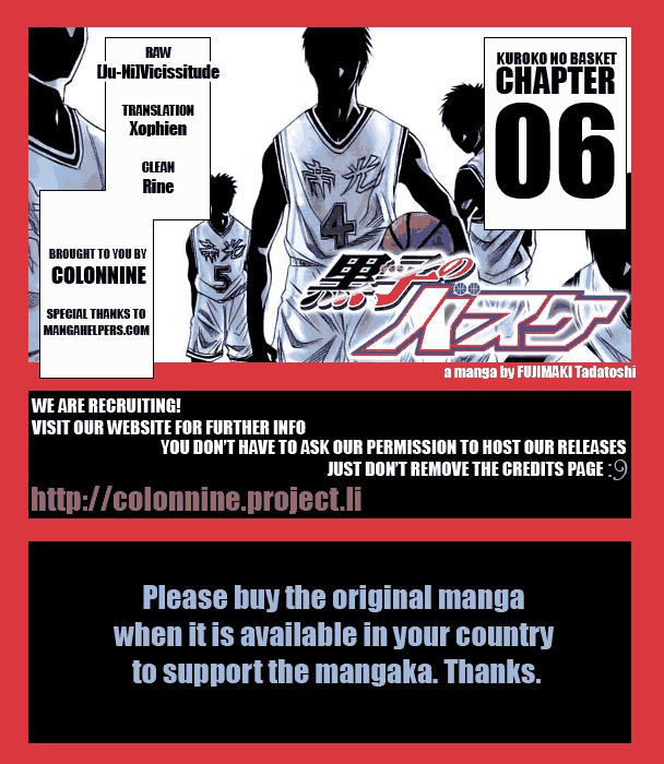 Kuroko no Basket Chapter 6 page 20 - Chapter 6: It's Perfect If I Can't Win
