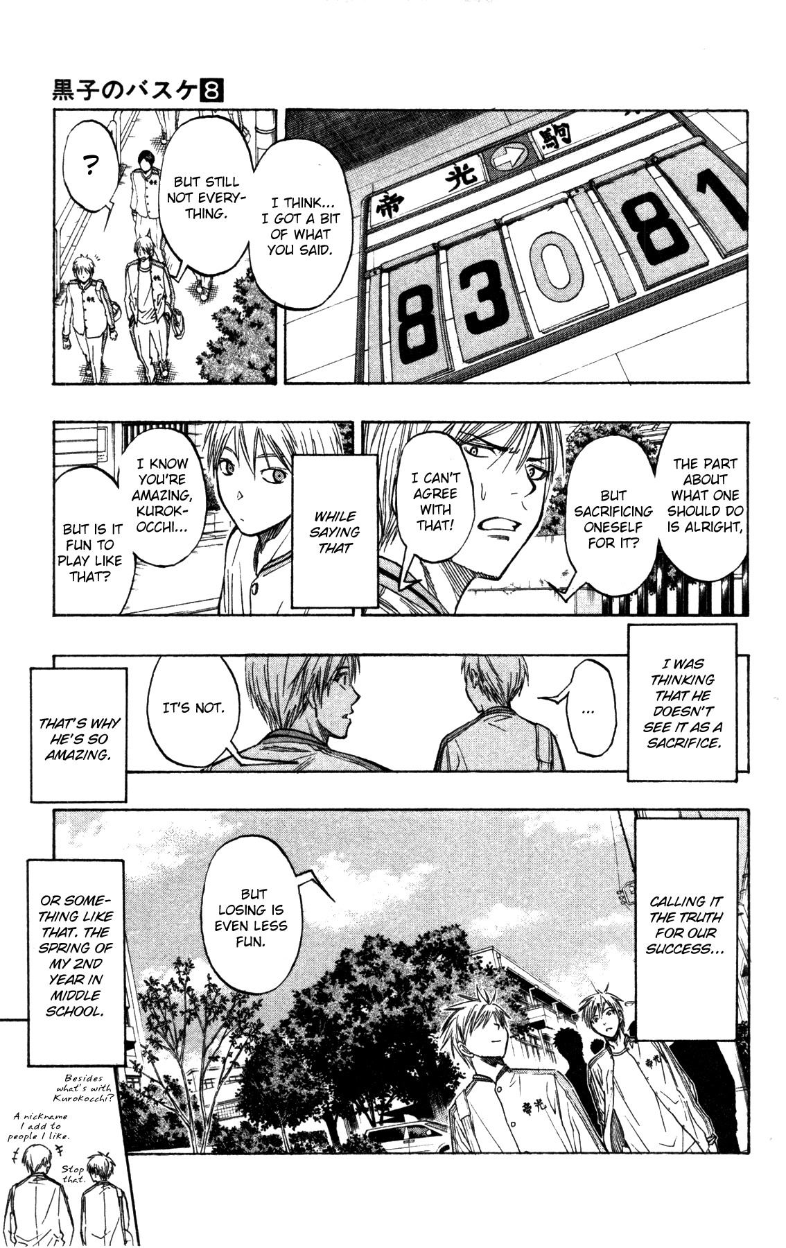 Kuroko no Basket Chapter 62.5 page 21 - Chapter 62.5: Tip Off