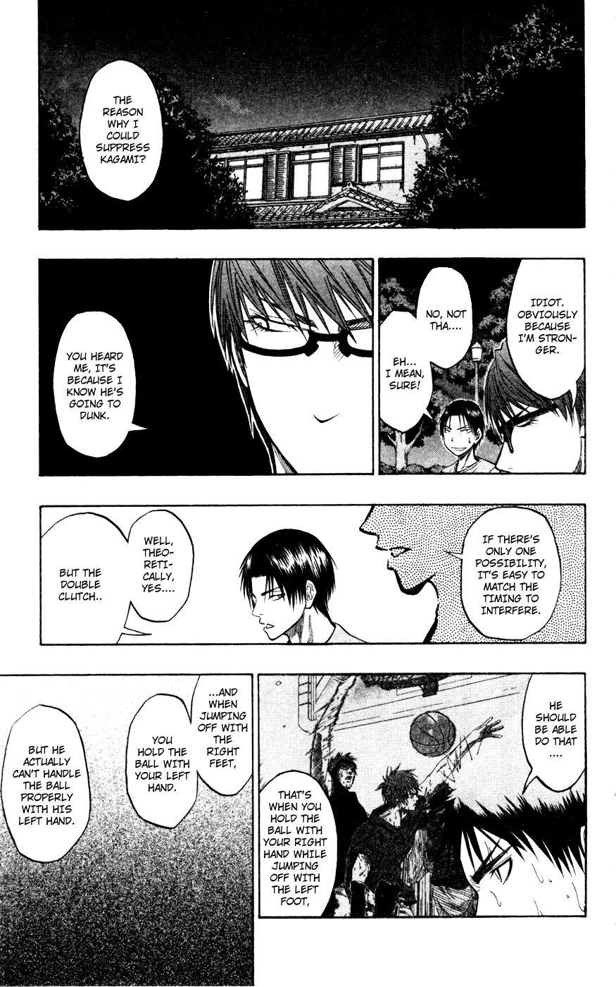 Kuroko no Basket Chapter 62 page 17 - Chapter 62: I Know What I Have to Do!!