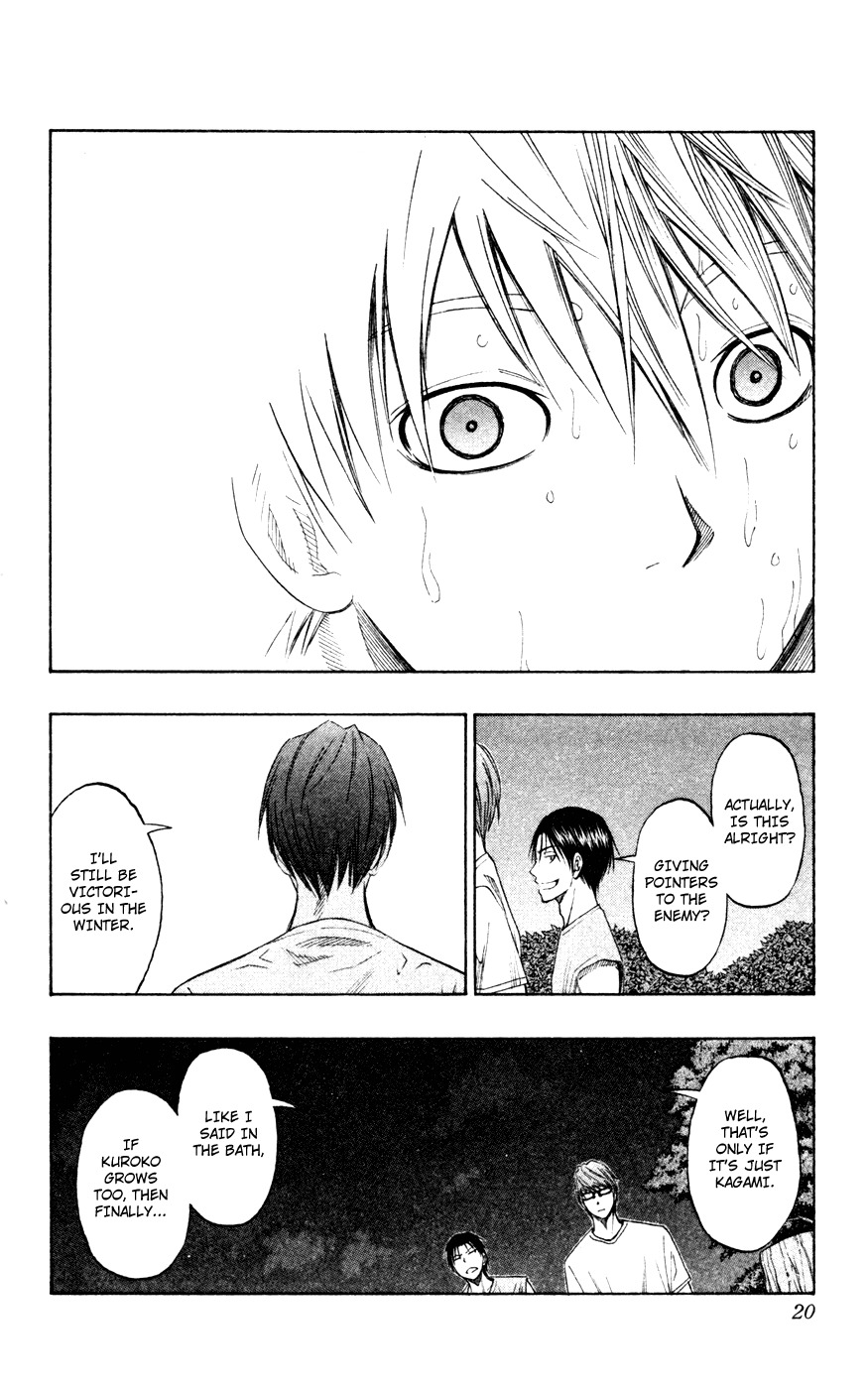 Kuroko no Basket Chapter 62 page 20 - Chapter 62: I Know What I Have to Do!!