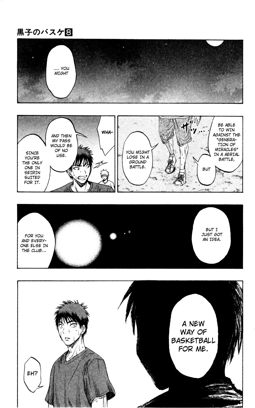 Kuroko no Basket Chapter 62 page 21 - Chapter 62: I Know What I Have to Do!!