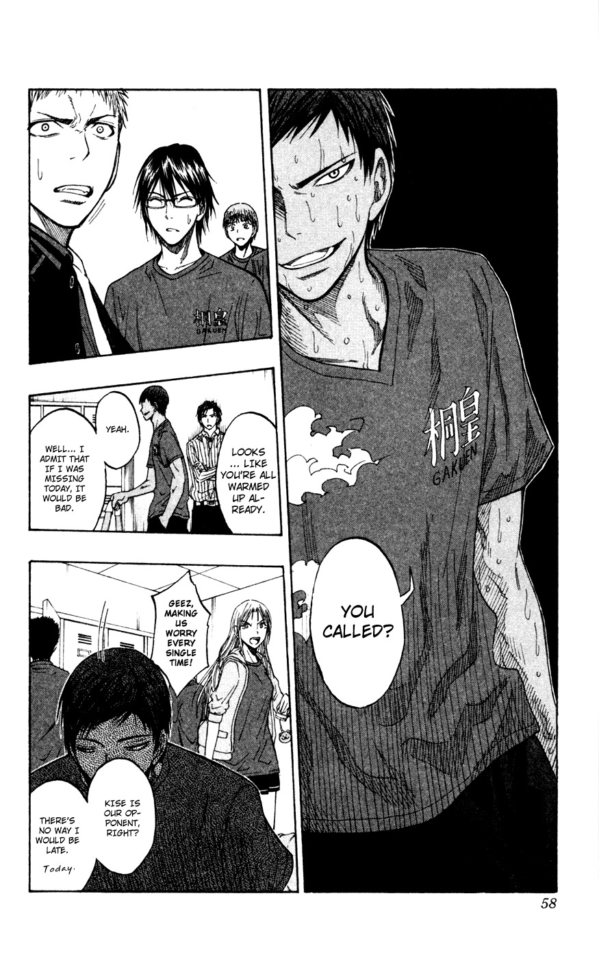 Kuroko no Basket Chapter 63 page 12 - Chapter 63: I'll Win, Even If It Kills Me