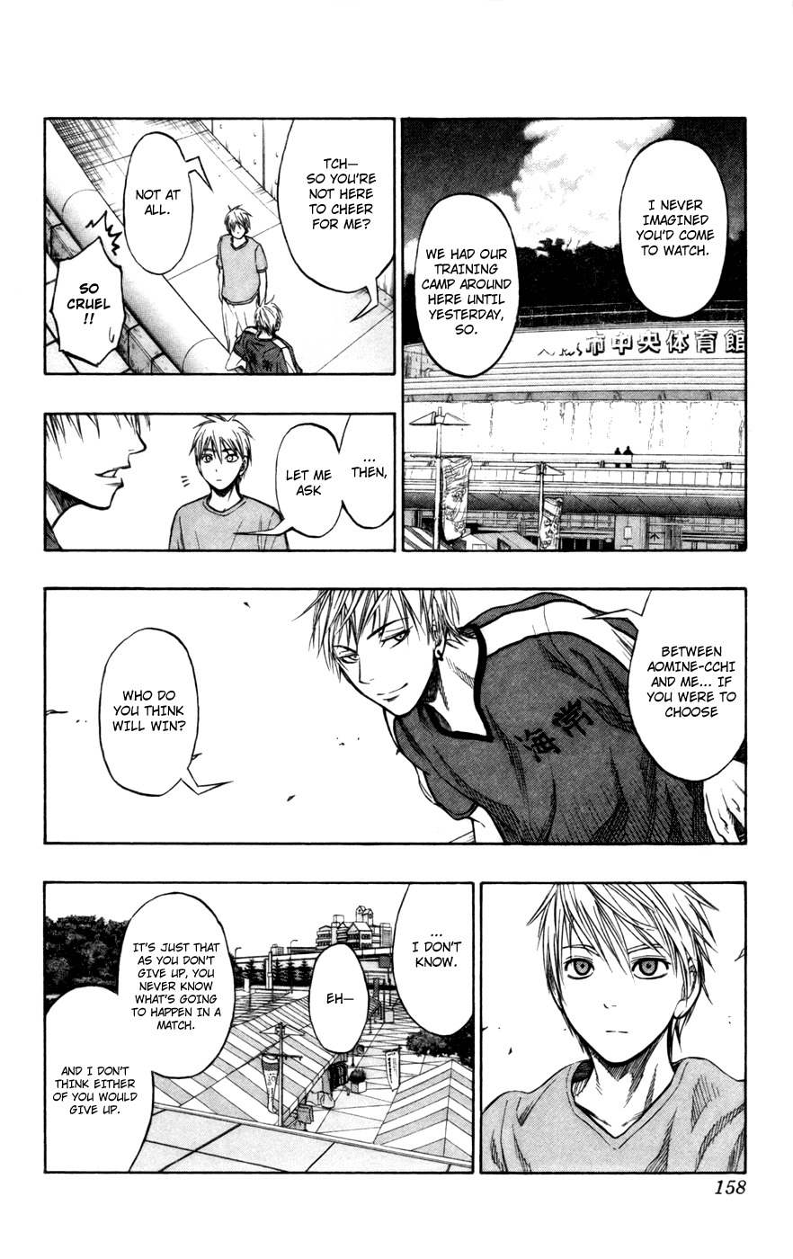 Kuroko no Basket Chapter 68 page 13 - Chapter 68: I Don't Think It's Strange