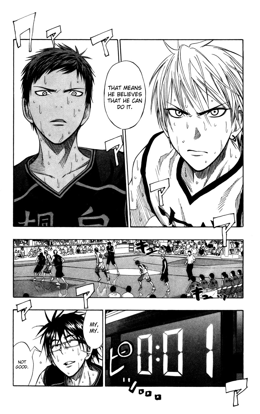 Kuroko no Basket Chapter 68 page 3 - Chapter 68: I Don't Think It's Strange