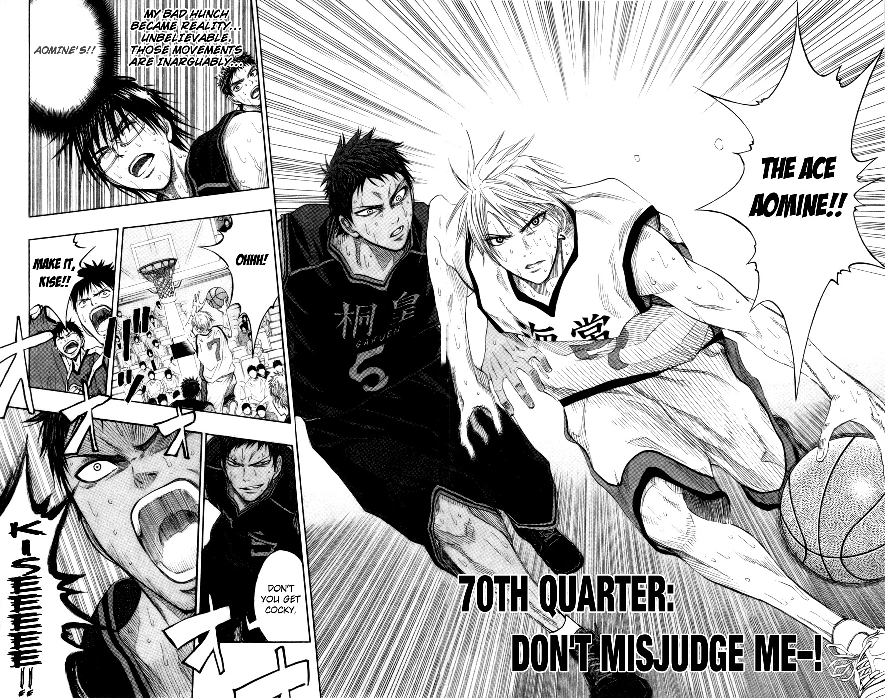 Kuroko no Basket Chapter 70 page 3 - Chapter 70: Don't Misjudge Me-!