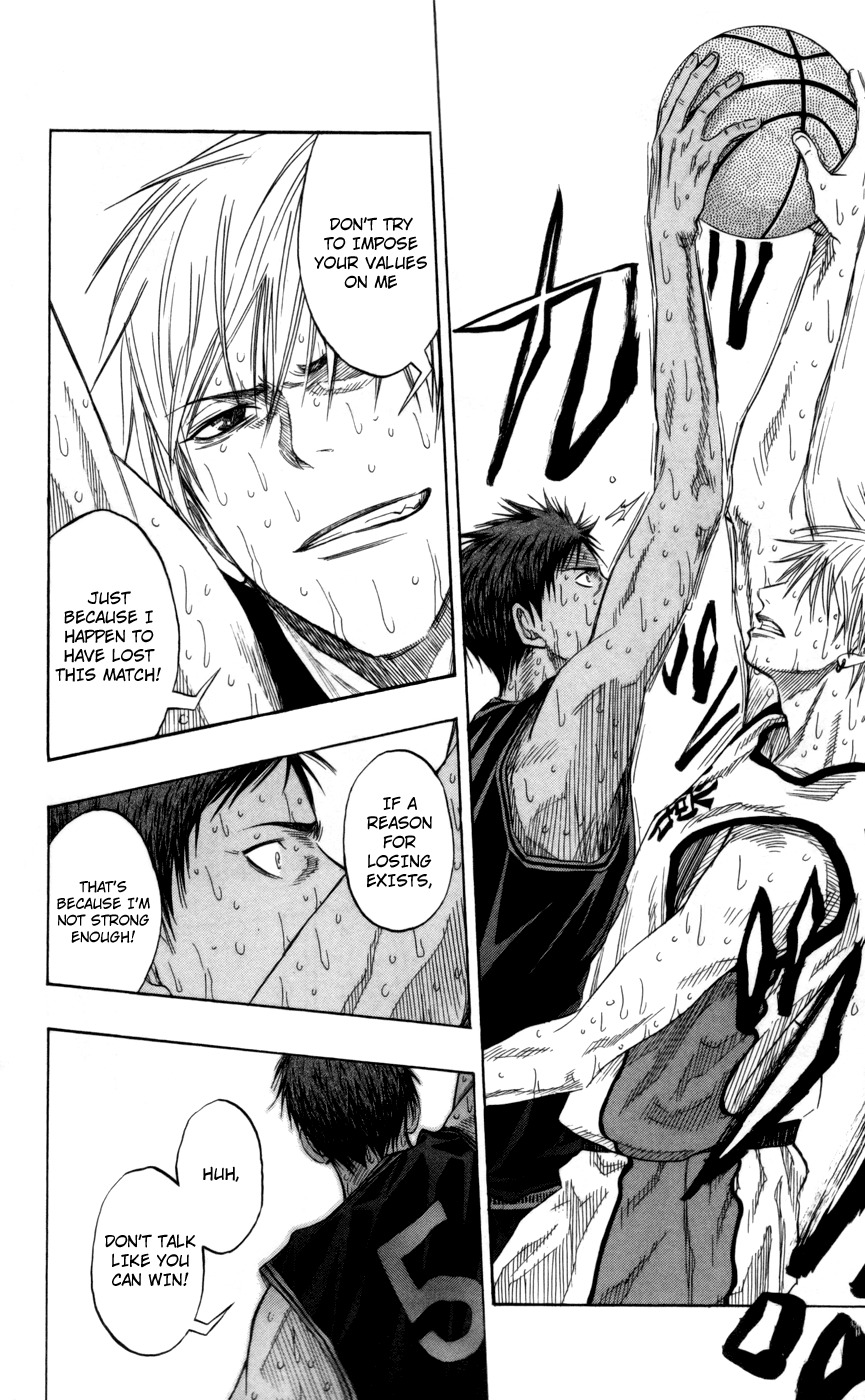 Kuroko no Basket Chapter 72 page 16 - Chapter 72: Don't Talk Like You Can Win!