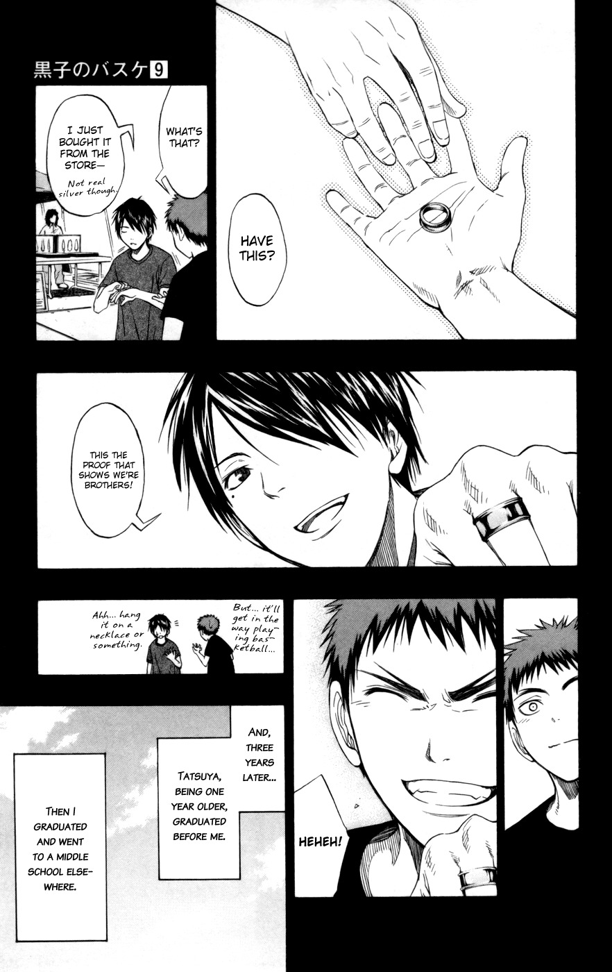 Kuroko no Basket Chapter 76 page 10 - Chapter 76: I'll Say I'm His Big Brother?