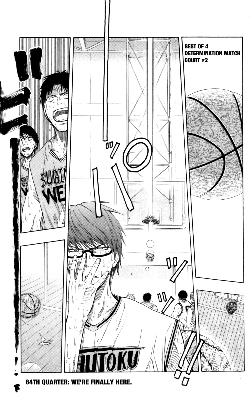 Kuroko no Basket Chapter 84 page 2 - Chapter 84: We're Finally Here