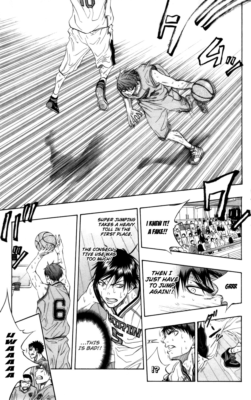 Kuroko no Basket Chapter 87 page 15 - Chapter 87: This Is Much Worse Than Just Tough