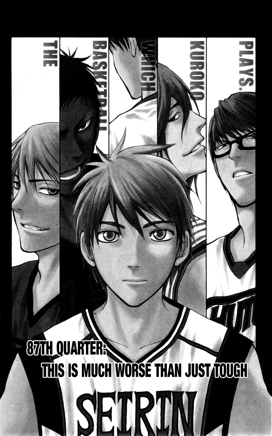 Kuroko no Basket Chapter 87 page 2 - Chapter 87: This Is Much Worse Than Just Tough